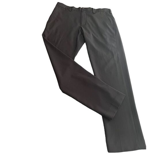 JF J. FERRAR Black Fit Dress Pants size 32x32 - Picture 4 of 8